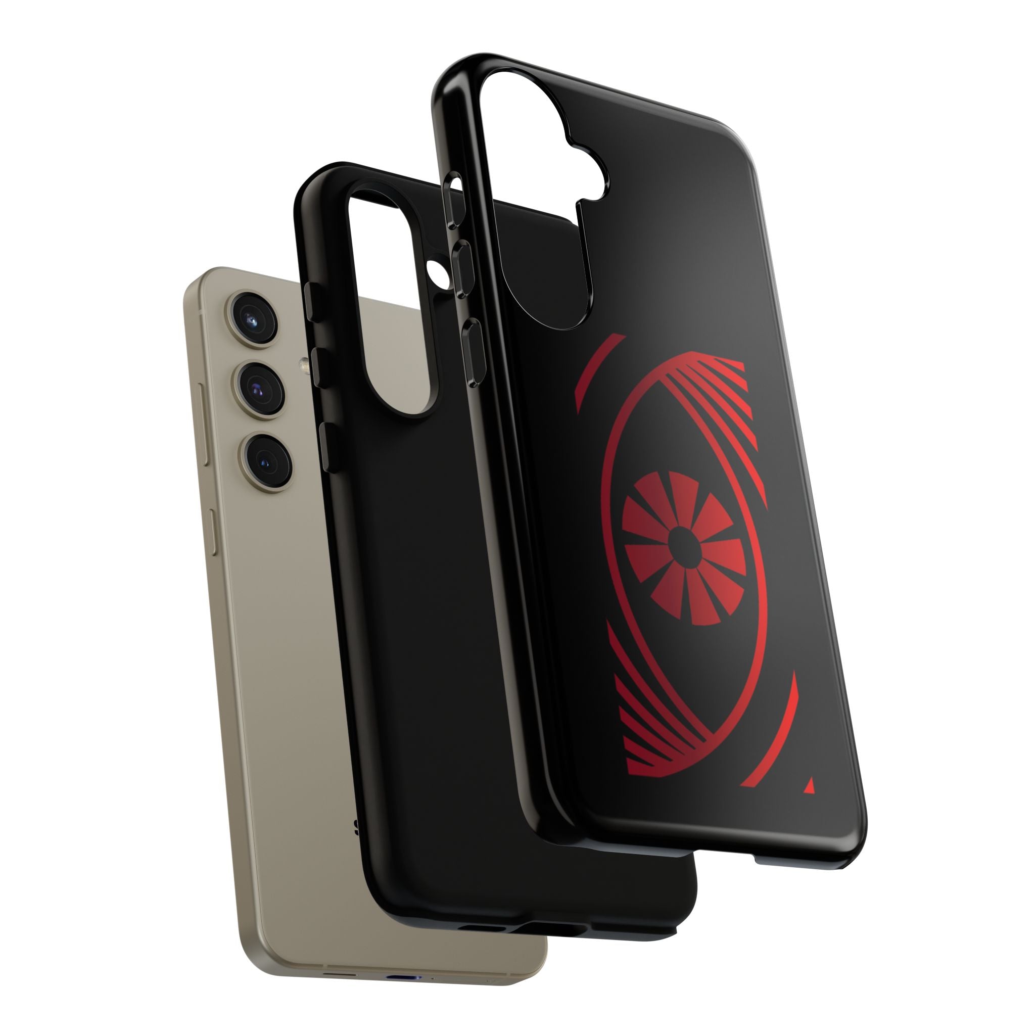Tough Cases — Red Abstract Eye Graphic Phone Case Printify Phone Case  FUN GUY WORLD