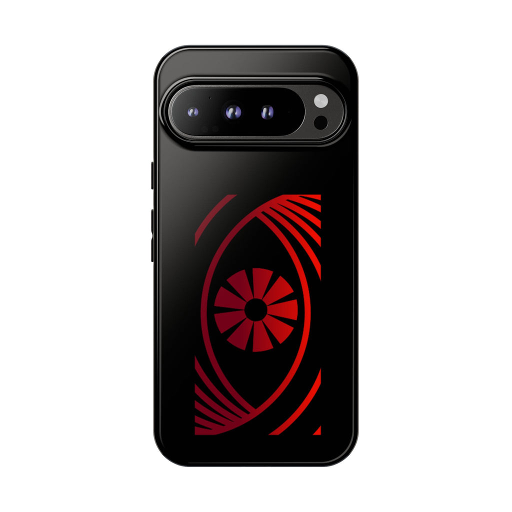 Tough Cases — Red Abstract Eye Graphic Phone Case Printify Phone Case  FUN GUY WORLD
