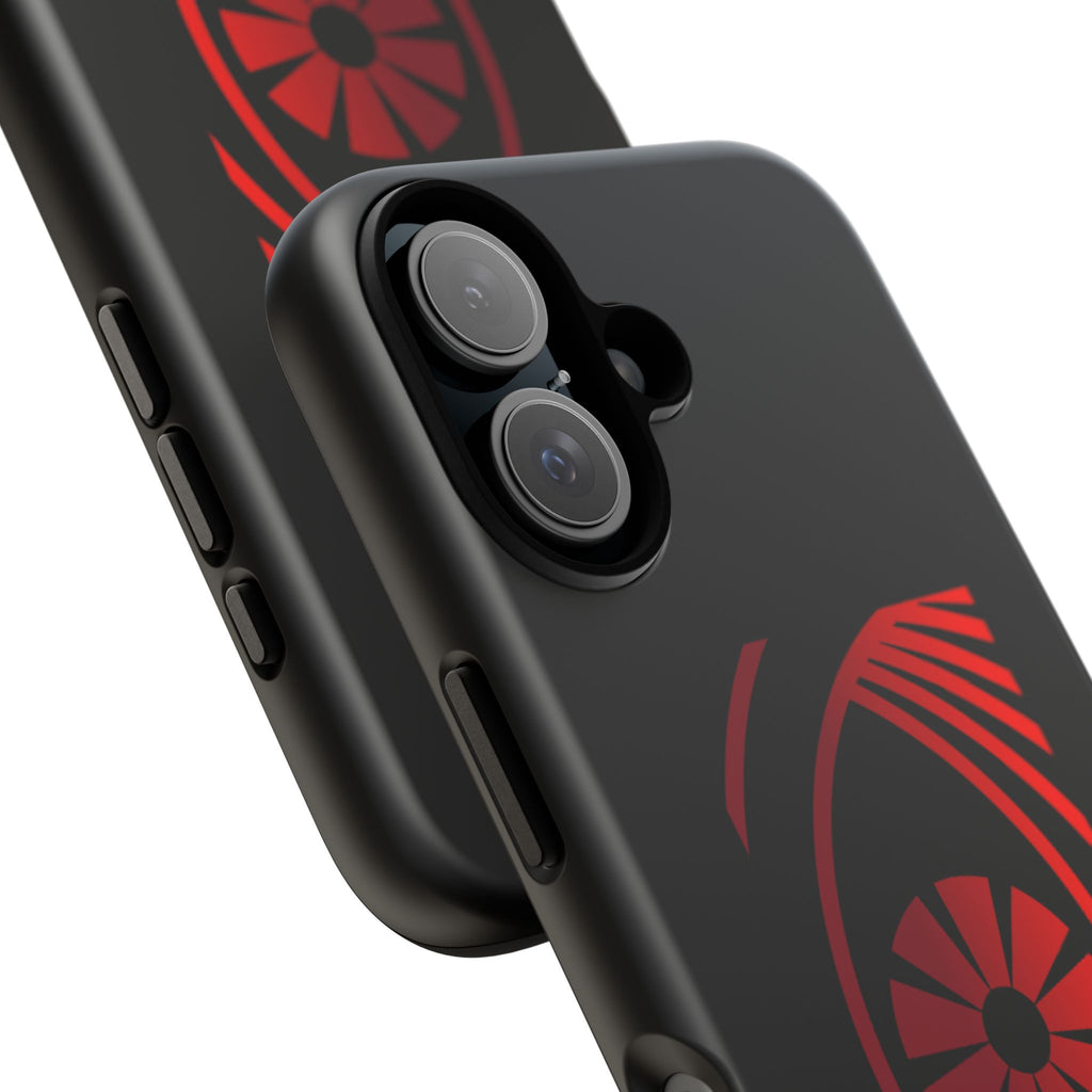 Tough Cases — Red Abstract Eye Graphic Phone Case Printify Phone Case  FUN GUY WORLD