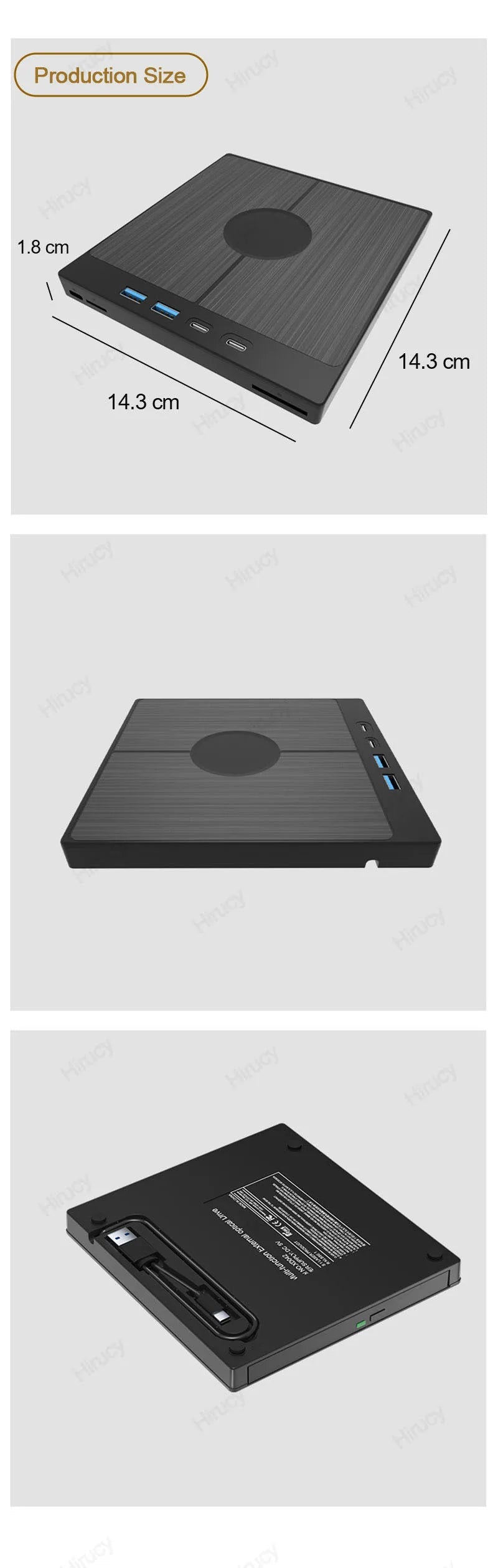 7 - in - 1 USB 3.0 Type C External CD DVD RW Optical Drive DVD Player Burner Reader Multi - Function Drive For Windows Mac PC Laptop - FUN GUY WORLD FUN GUYS SHOP FUN GUY WORLD 14:200025551D-PTKL;200007763:201336100  D - PTKL China Mainland 7 - in - 1 USB 3.0 Type C External CD DVD RW Optical Drive DVD Player Burner Reader Multi - Function Drive For Windows Mac PC Laptop FUN GUYS SHOP FUN GUY WORLD