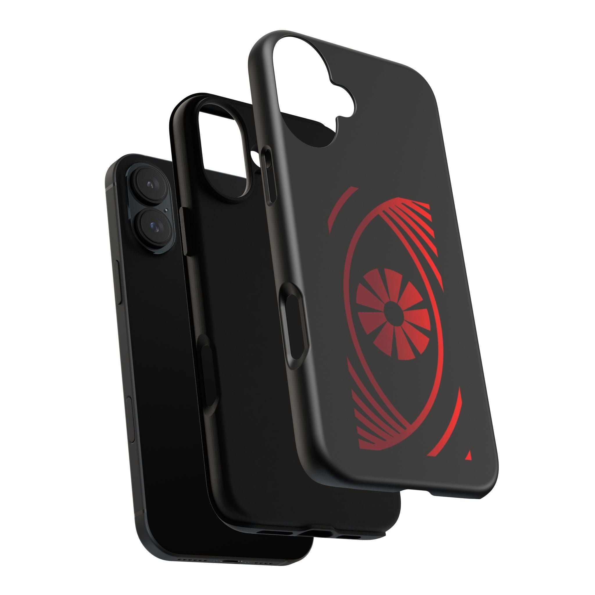 Tough Cases — Red Abstract Eye Graphic Phone Case Printify Phone Case  FUN GUY WORLD
