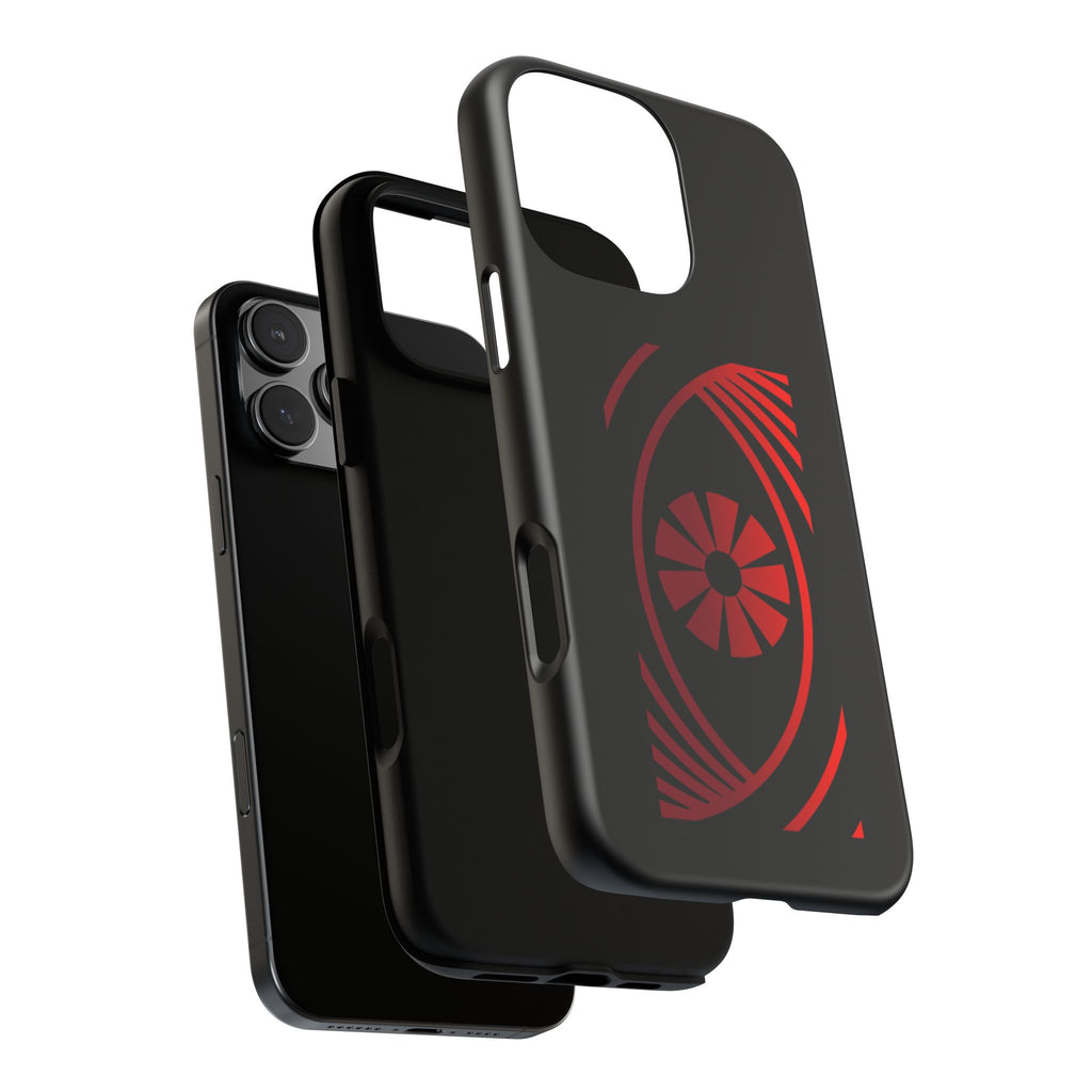 Tough Cases — Red Abstract Eye Graphic Phone Case Printify Phone Case  FUN GUY WORLD