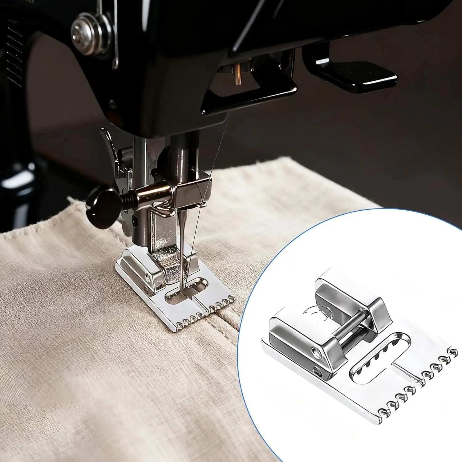 6 Pack Twin Needle for Sewing Machine, Double Twin Needle with 3 Pieces Different Presser Foot for Household Sewing Machine - 3 Size 2/90 3/90 4/90 FUN GUYS SHOP   FUN GUYS SHOP