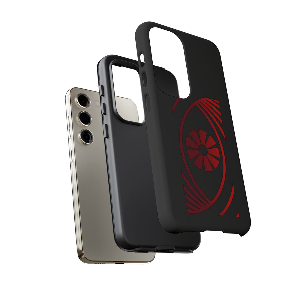 Tough Cases — Red Abstract Eye Graphic Phone Case Printify Phone Case  FUN GUY WORLD