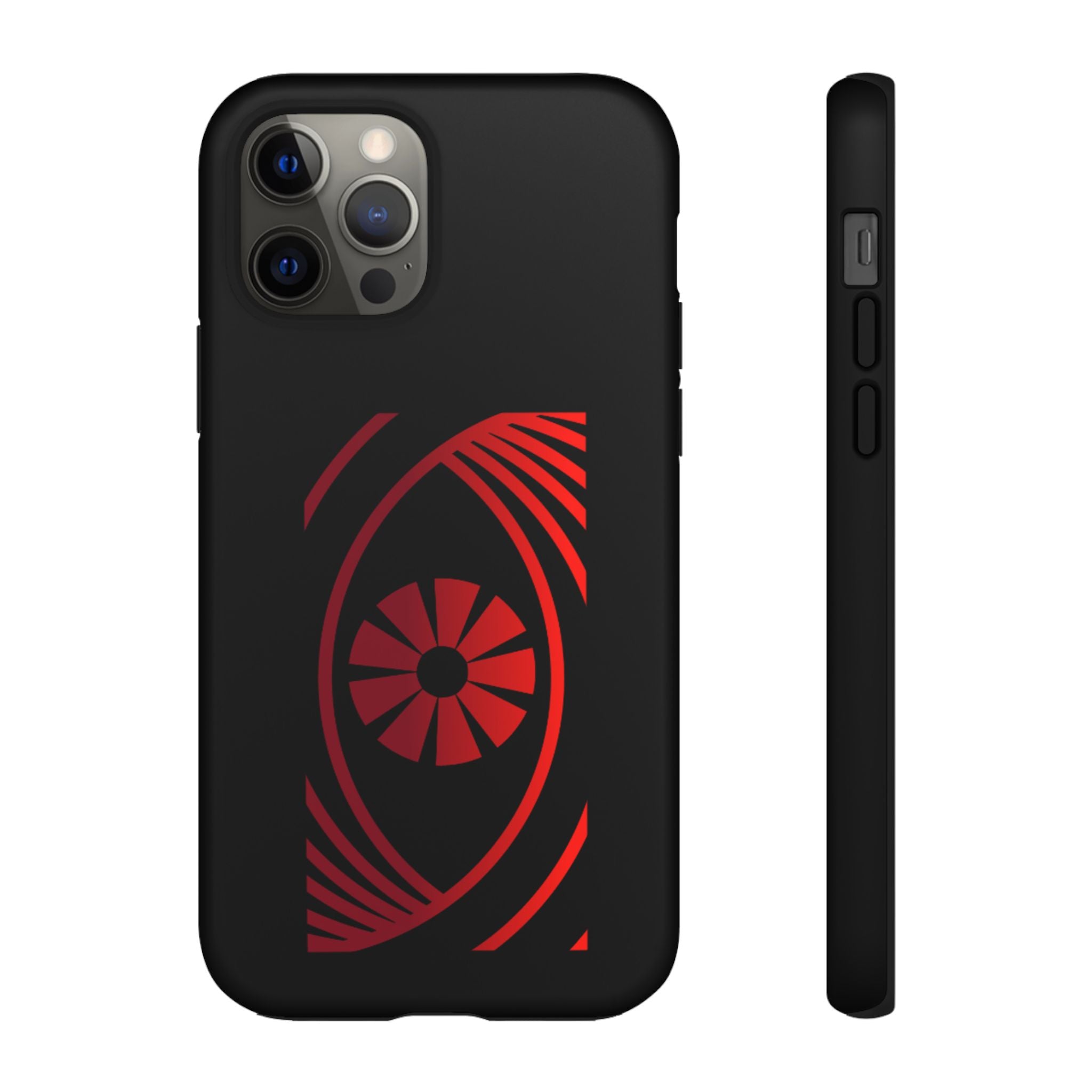 Tough Cases — Red Abstract Eye Graphic Phone Case Printify Phone Case  FUN GUY WORLD