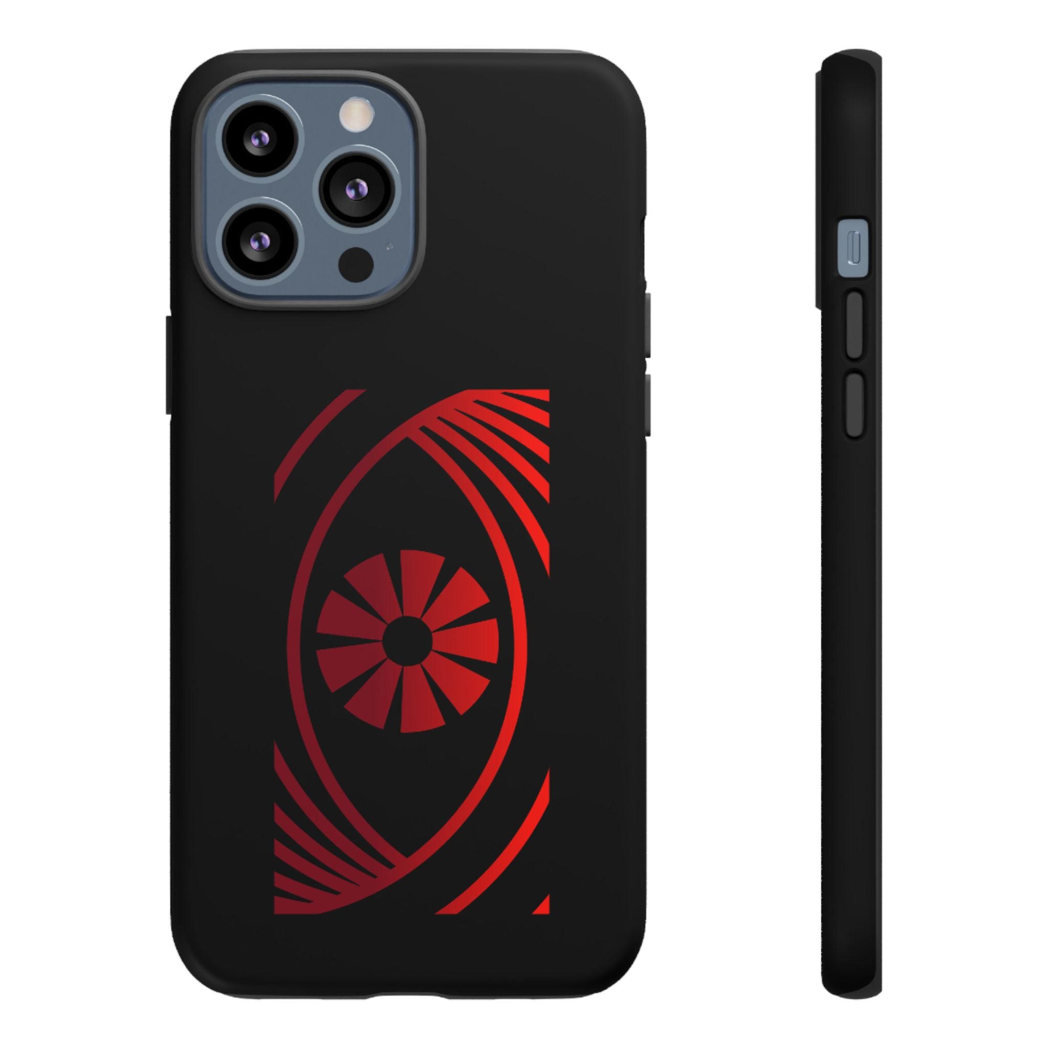 Tough Cases — Red Abstract Eye Graphic Phone Case Printify Phone Case  FUN GUY WORLD
