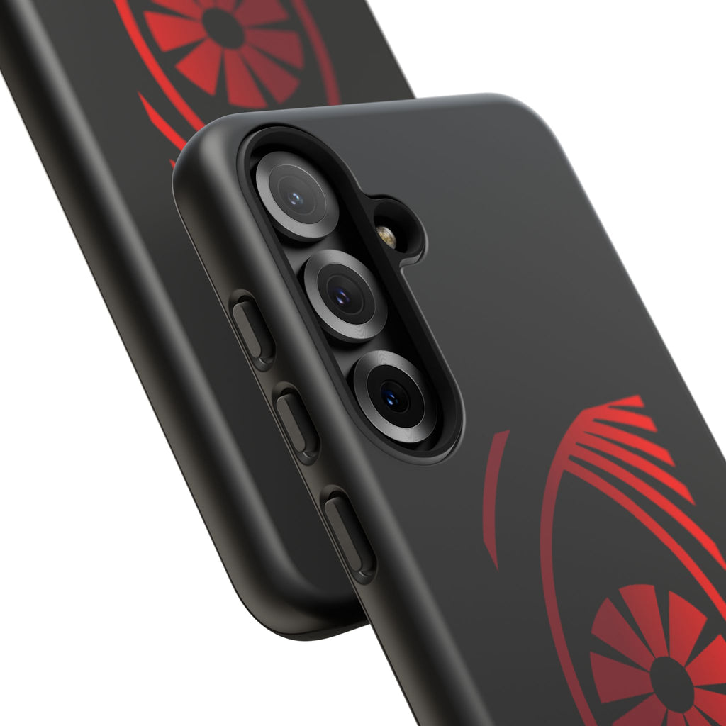 Tough Cases — Red Abstract Eye Graphic Phone Case Printify Phone Case  FUN GUY WORLD