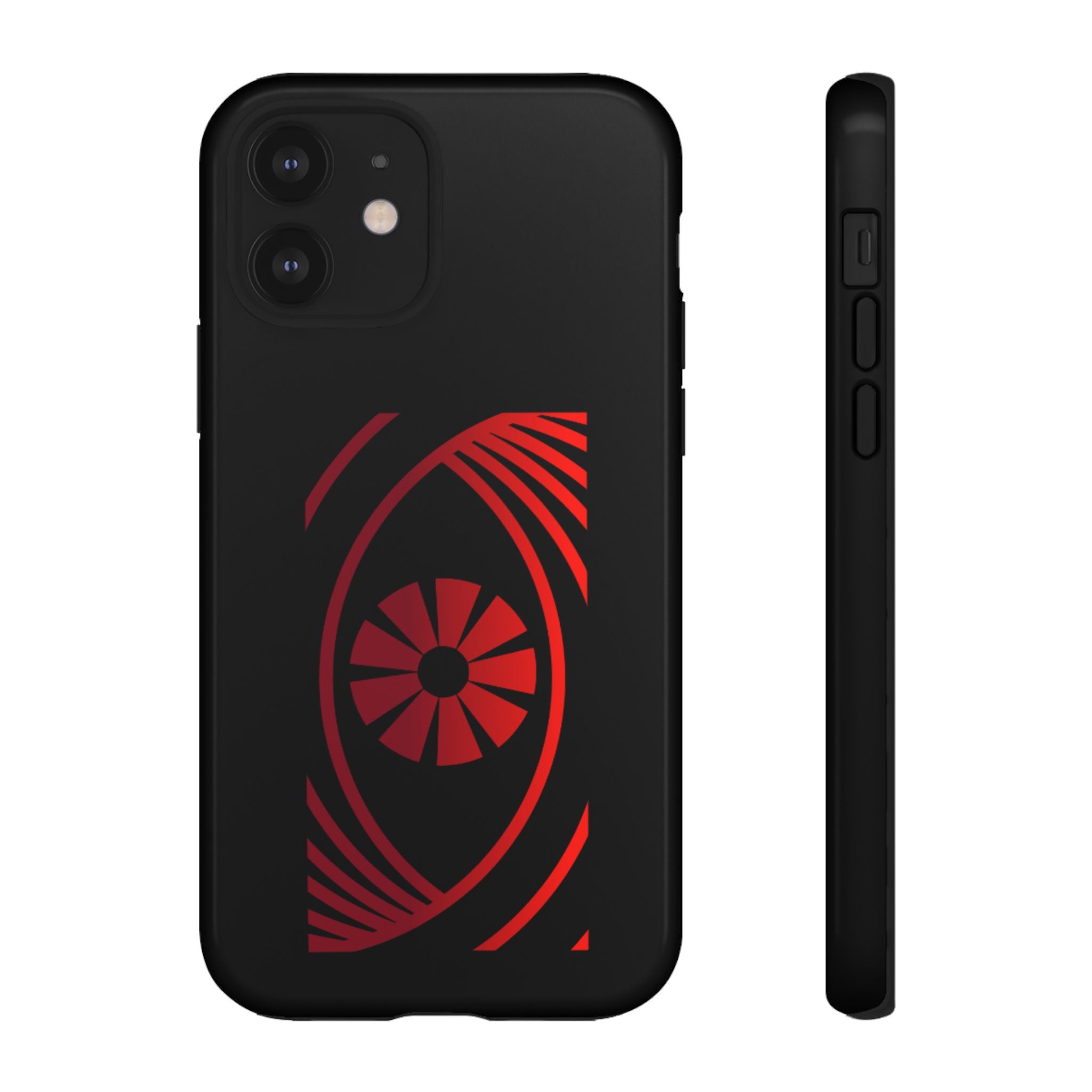 Tough Cases — Red Abstract Eye Graphic Phone Case Printify Phone Case  FUN GUY WORLD