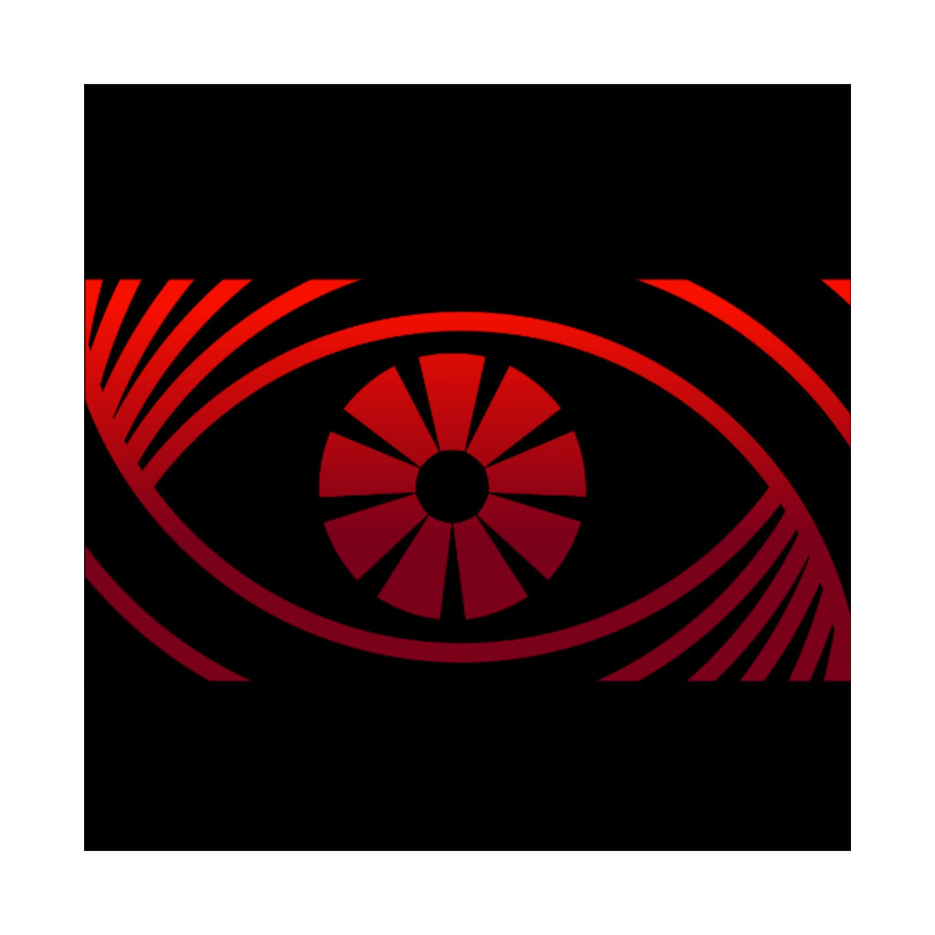 Red Eye Graphic Poster — Matte Horizontal Art Print Printify Poster  FUN GUY WORLD