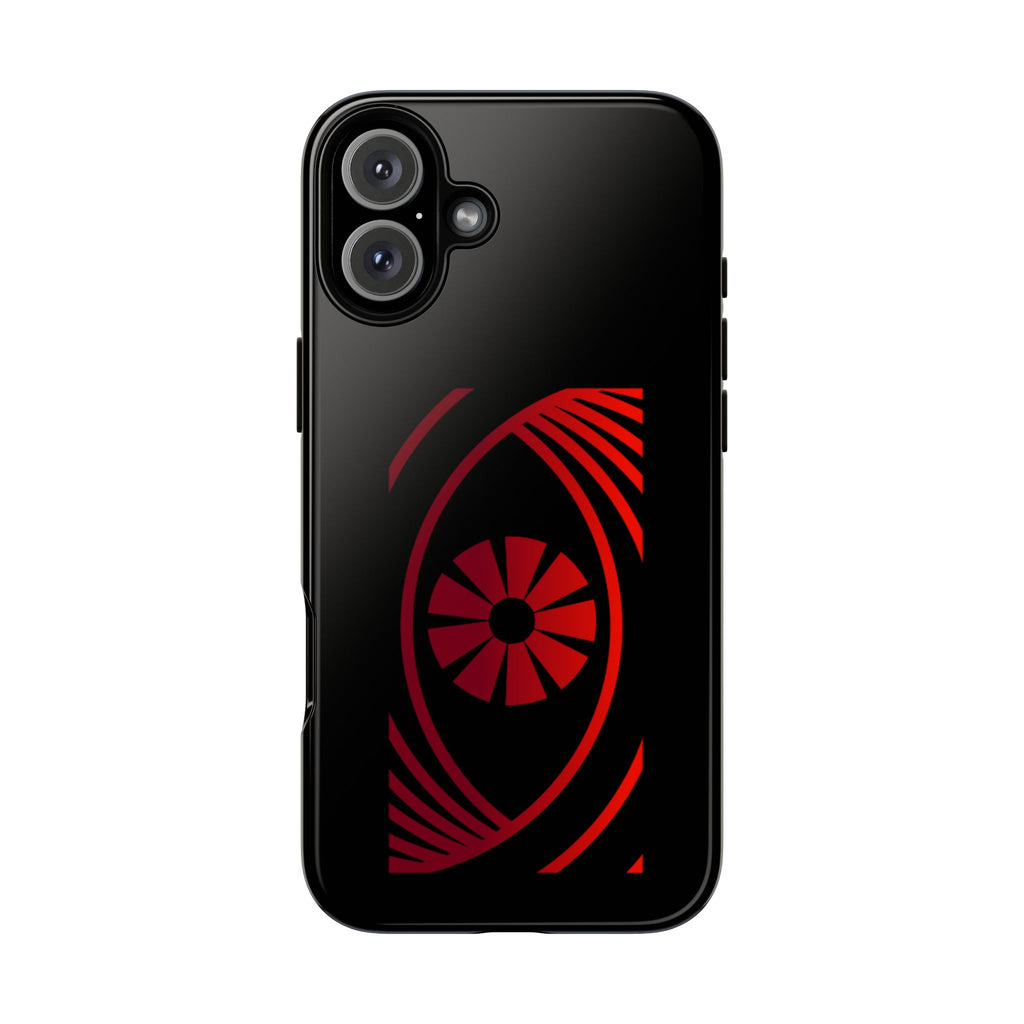 Tough Cases — Red Abstract Eye Graphic Phone Case Printify Phone Case  FUN GUY WORLD