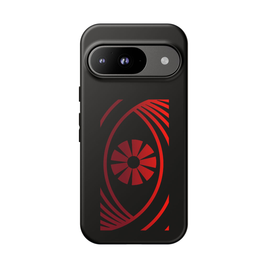 Tough Cases — Red Abstract Eye Graphic Phone Case Printify Phone Case  FUN GUY WORLD