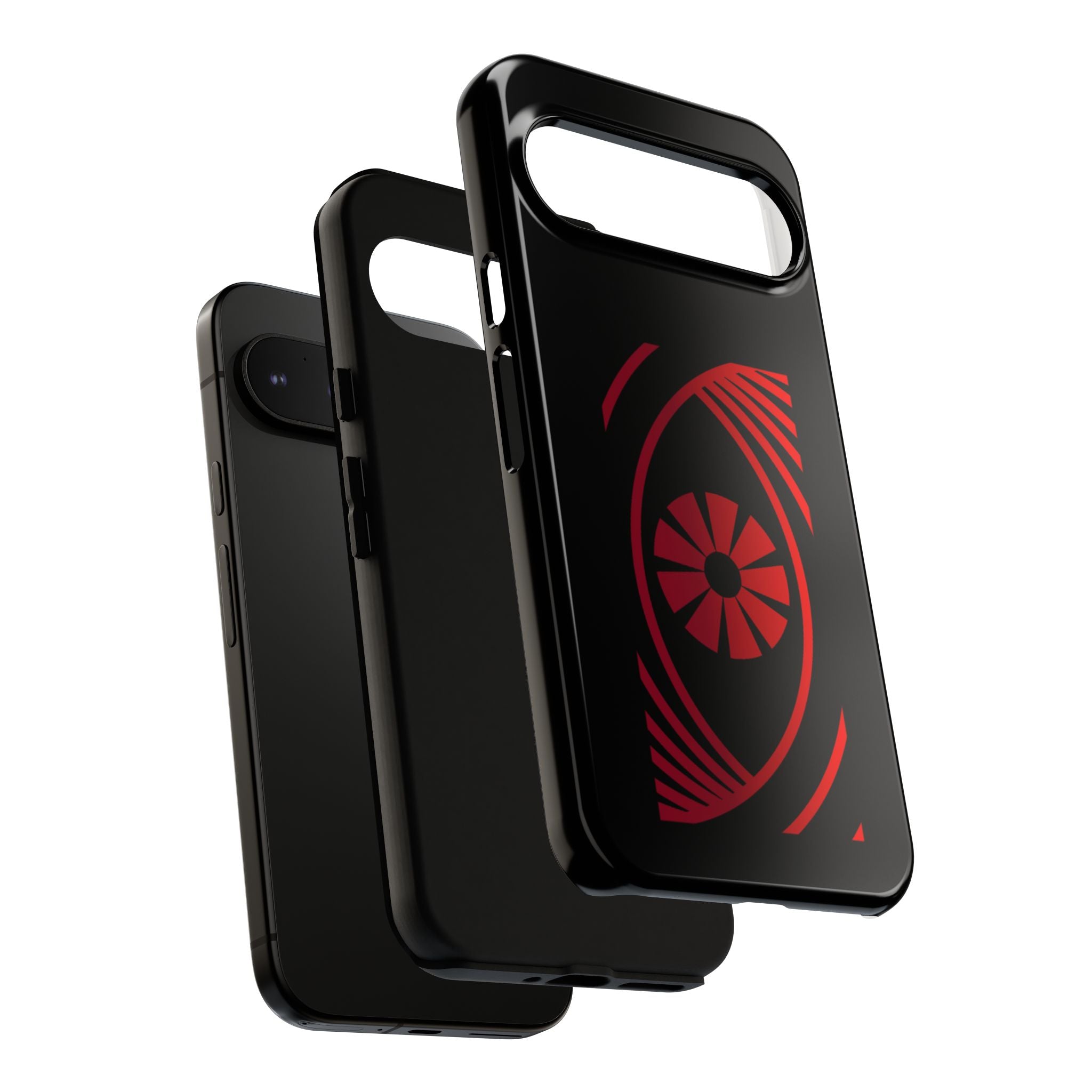 Tough Cases — Red Abstract Eye Graphic Phone Case Printify Phone Case  FUN GUY WORLD
