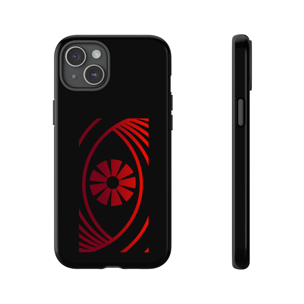 Tough Cases — Red Abstract Eye Graphic Phone Case Printify Phone Case  FUN GUY WORLD