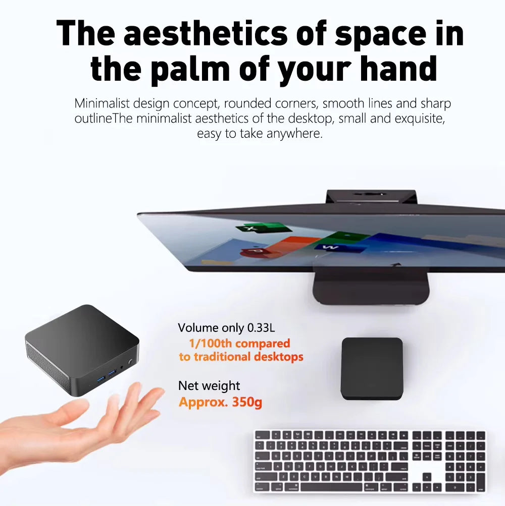 2026 Mini PC Intel Core i9 8950HK i3-6100 Computer Windows 11 16GB 1TB 2TB 4K Gaming Computer WiFi6 USB Portable Mini Desktop PC FUN GUYS SHOP   FUN GUYS SHOP