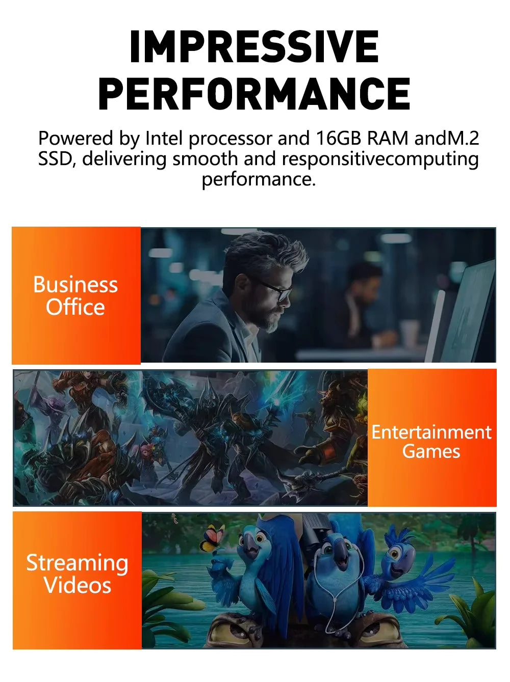 Mini PC Protable Gaming i9 8950HK i3-6100 16GB RAM Windows 11 Pro WIFI6 BT5.2 4K 1TB 2TB SSD 1000Mbps Mini Gamer Computer PC FUN GUYS SHOP   FUN GUYS SHOP