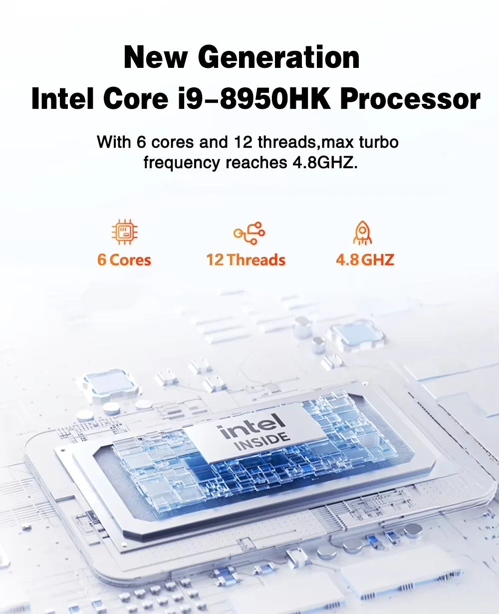2026 Portable Mini PC Gamer Intel Core i9 8950HK i3 6100 Windows 11 Mini Computer 16GB RAM 512GB 1TB SSD 4K HD Gaming Desktop PC FUN GUYS SHOP   FUN GUYS SHOP