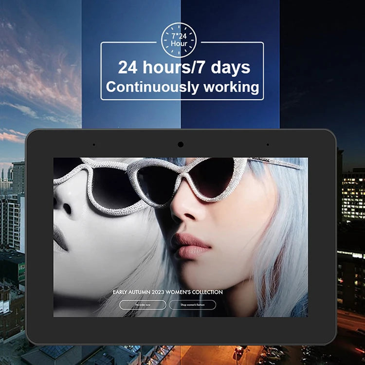 Android PoE industry tablet wall mounted 10 inch, WIfi, RJ45, Bluetooth, VESA, customized bracket-best tablet for industrial use FUN GUYS SHOP   FUN GUY WORLD