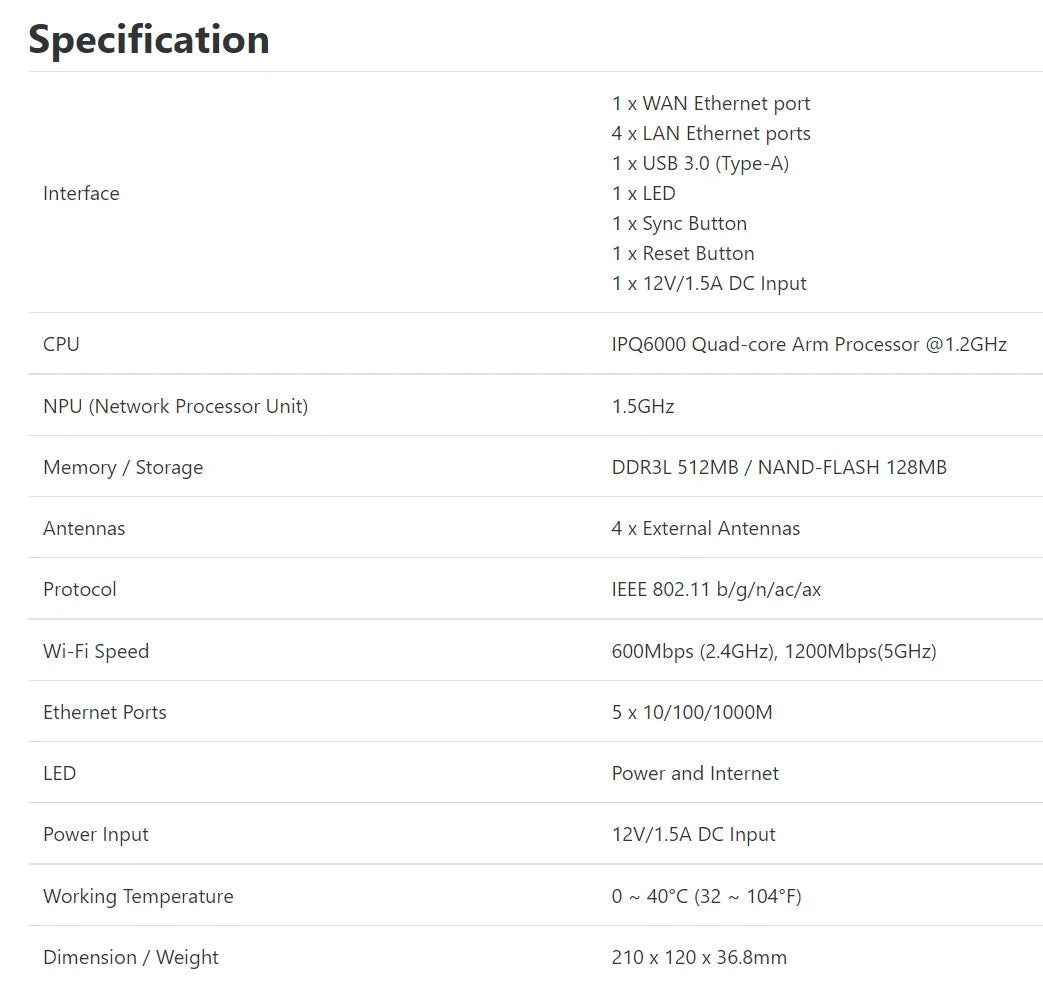GL.iNet GL-AX1800(Flint) WiFi 6 Router -Dual Band Gigabit Wireless ,5 x 1G Ethernet Ports ,Amazing OpenVpn&WireGuard Speed FUN GUYS SHOP   FUN GUYS SHOP