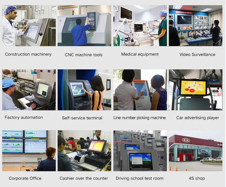 10" 12" 15 Inch Industrial Computer All In One PC Mini Tablet PC Panel With Resistive Touch Screen Intel Core i3 for Win10 PRO FUN GUYS SHOP   FUN GUY WORLD