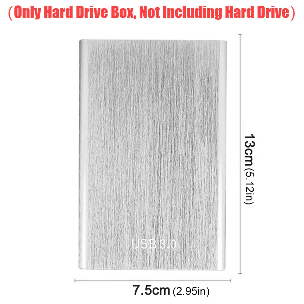 2.5 Inch External Hard Drive Usb 3.0 External Hard Disk Box 1tb Plug And Play （Only Hard Drive Box, Not Including Hard Drive） FUN GUYS SHOP   FUN GUY WORLD