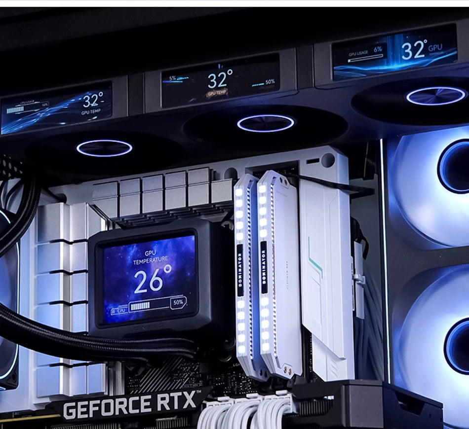 JONSBO ZC-360 Chassis Fan 3 Screen 5V ARGB PWM CPU Cooling Fan Ball Bearing Integrated Fan Magnetic Suction 3.38 Inch Case Fan FUN GUYS SHOP   FUN GUY WORLD