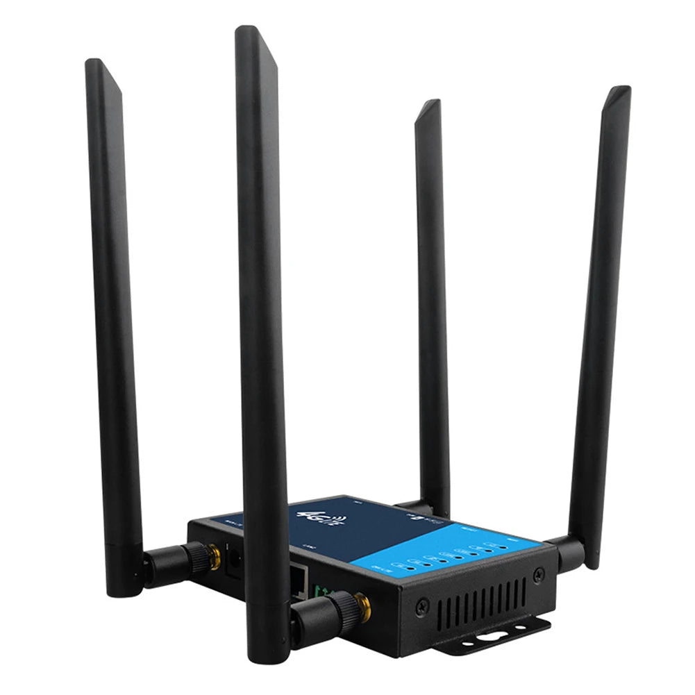 4G LTE Router Industrial Grade 4G Wireless Router 300Mbps 4G LTE CAT6 SIM Card Router Firewall Protection Support 32 Wifi Users FUN GUYS SHOP   FUN GUY WORLD