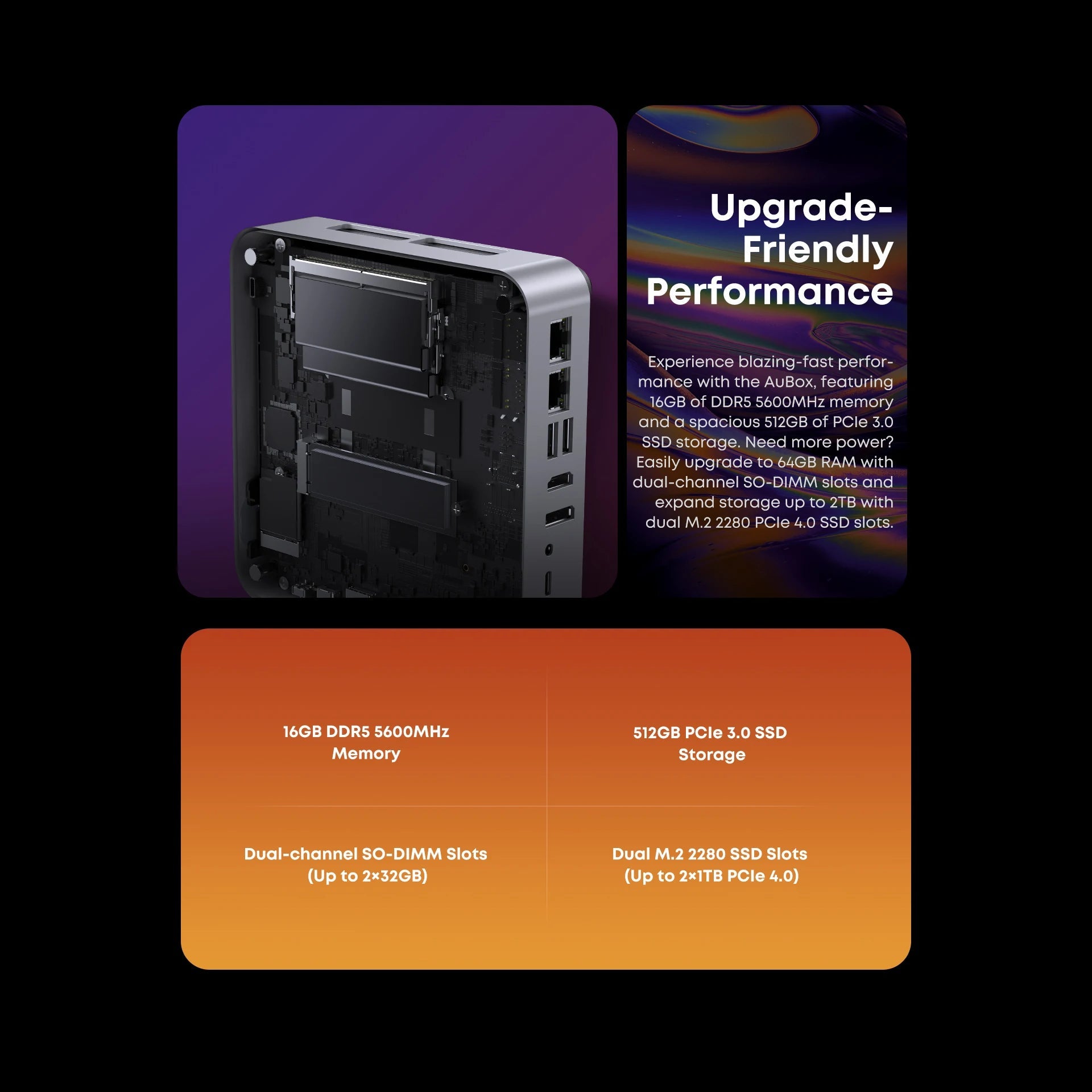 CHUWI AuBox Mini PC AMD Ryzen7 8745HS 16GB DDR5 512GB SSD WiFi 6 BT 5.1 2.5G LAN Support Quad DisplaysUp to 4K Windows 11 Pro FUN GUYS SHOP   FUN GUYS SHOP