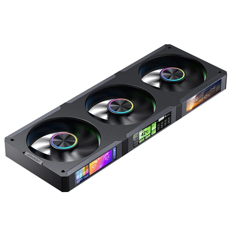 JONSBO ZC-360 Chassis Fan 3 Screen 5V ARGB PWM CPU Cooling Fan Ball Bearing Integrated Fan Magnetic Suction 3.38 Inch Case Fan FUN GUYS SHOP   FUN GUY WORLD
