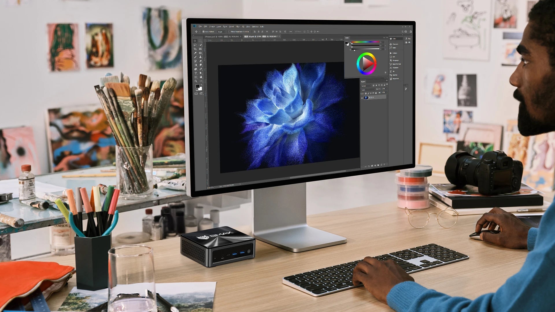 BMAX B5A Pro Mini PC | AMD Ryzen 7 5825U/5700U | Radeon Graphics | 16GB+512GB | Win11 Pro | 4K@60Hz | USB4 | Ultra-Slim FUN GUYS SHOP   FUN GUYS SHOP