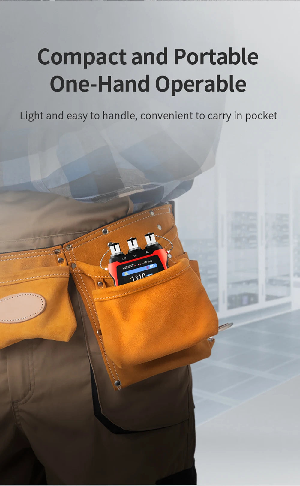 NOYAFA NF-919 Mini Optical Power Meter Visual Fault Locator Network Cable Test OPM/REF -70~+9dbm SC/FC/ST Universal Port FUN GUYS SHOP   FUN GUY WORLD