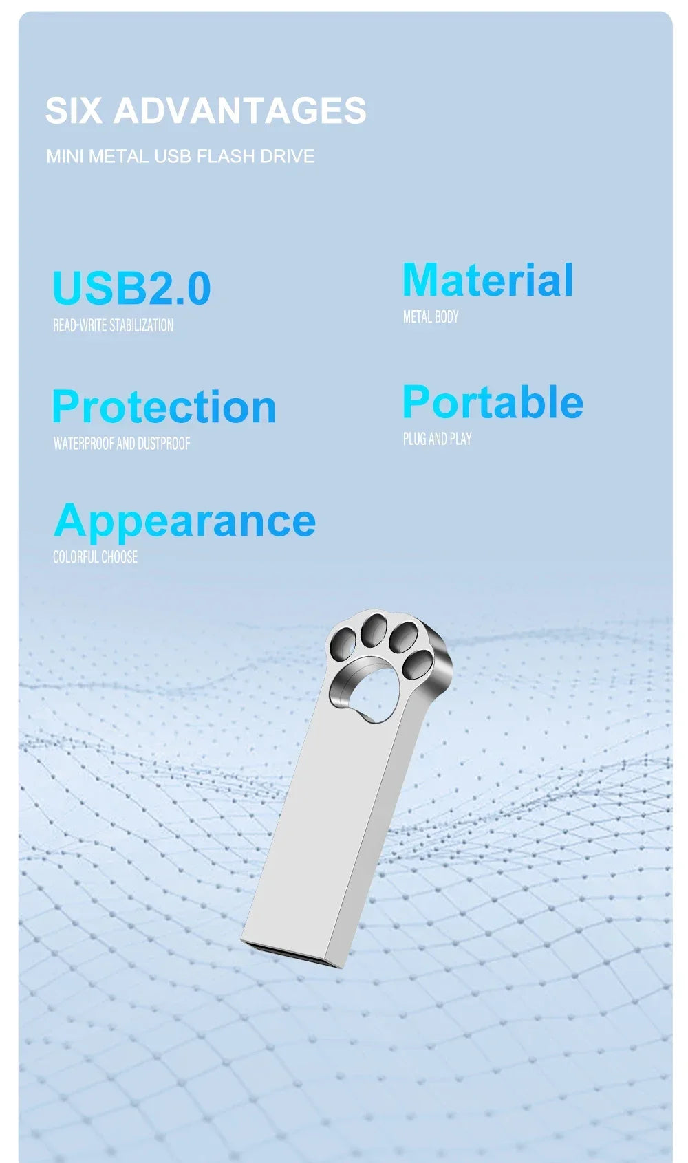 Black Cat's Paw USB Flash Drive 128GB Free Custom Logo Memory Stick 64GB Gold Metal Pen Drive 32GB Free Key Chain U Disk 16GB FUN GUYS SHOP   FUN GUY WORLD