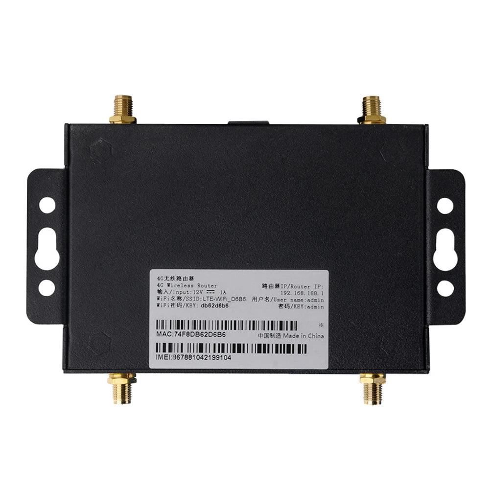 4G LTE Router Industrial Grade 4G Wireless Router 300Mbps 4G LTE CAT6 SIM Card Router Firewall Protection Support 32 Wifi Users FUN GUYS SHOP   FUN GUY WORLD