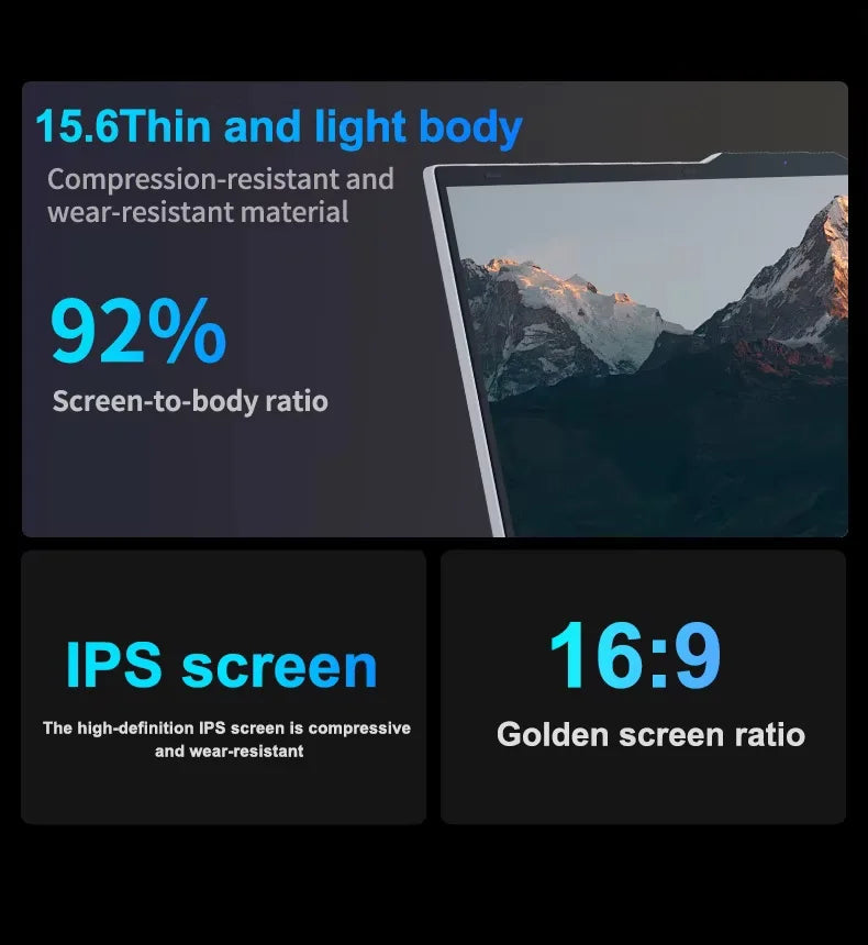 New 15.6" Intel Core i9 8950HK Gaming Laptop Computer 16GB RAM 1/2TB SSD PC Gamer Windows 11 1920*1080P Office Gaming Notebook FUN GUYS SHOP   FUN GUY WORLD