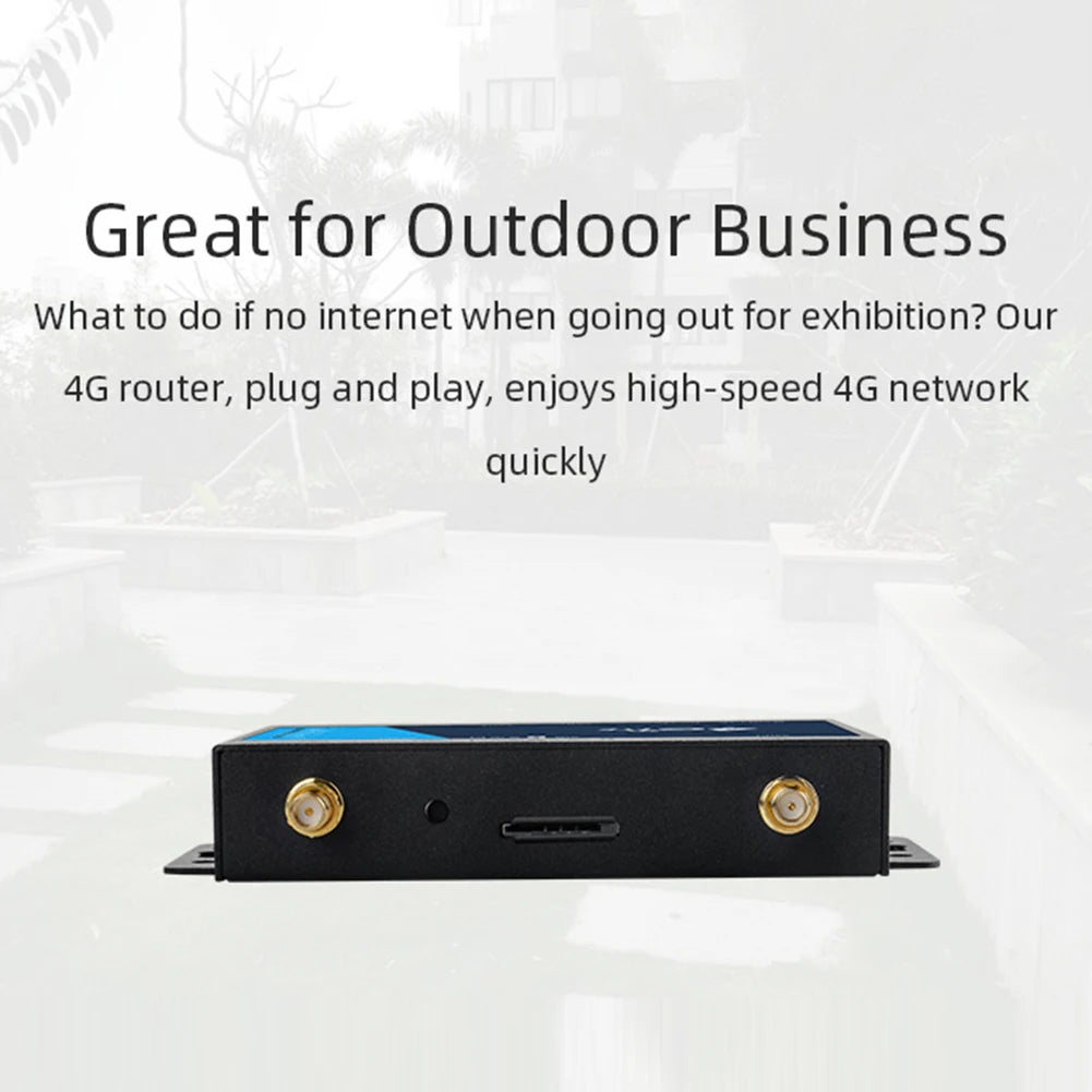 4G LTE Router Industrial Grade 4G Wireless Router 300Mbps 4G LTE CAT6 SIM Card Router Firewall Protection Support 32 Wifi Users FUN GUYS SHOP   FUN GUYS SHOP