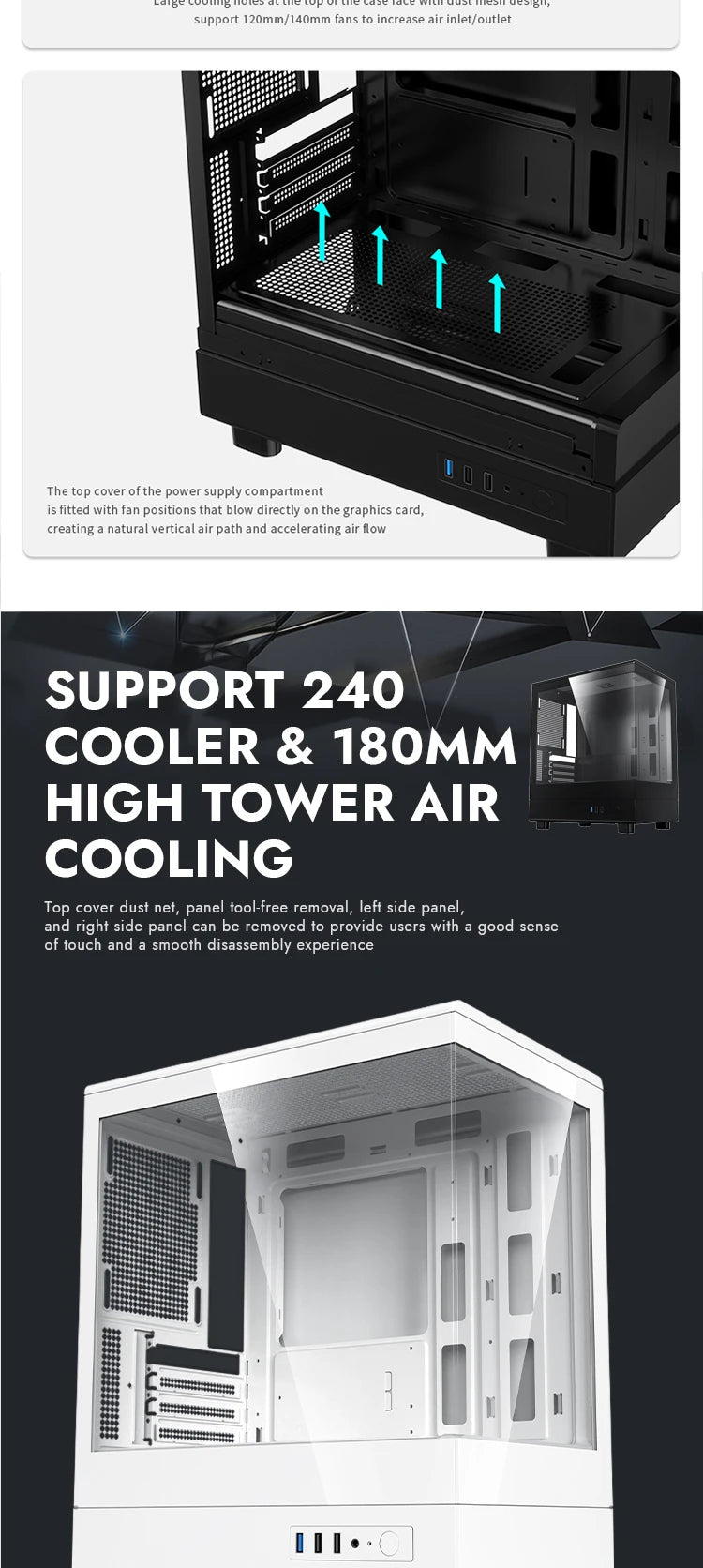 Darkflash DB330M PC Case M-ATX Desktop 270 ° Sea View Room Computer Case USB3.0 Double-Sided Transparent Glass Gamer Cabinet FUN GUYS SHOP   FUN GUY WORLD