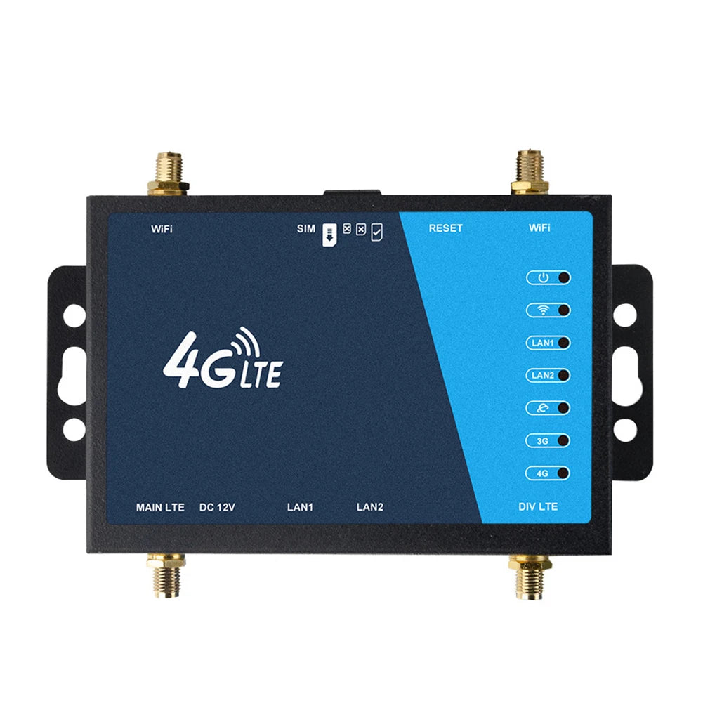 4G LTE Router Industrial Grade 4G Wireless Router 300Mbps 4G LTE CAT6 SIM Card Router Firewall Protection Support 32 Wifi Users FUN GUYS SHOP   FUN GUY WORLD