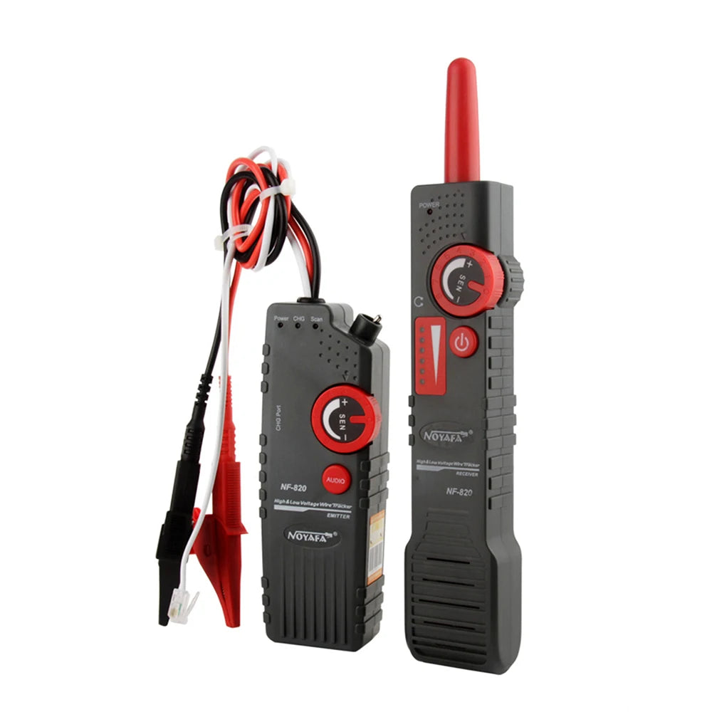 NOYAFA NF-820 Underground Cable Locator with Alligator Clip Anti-Interference High&Low Voltage Wire Locator Network Wire Tracker FUN GUYS SHOP   FUN GUY WORLD