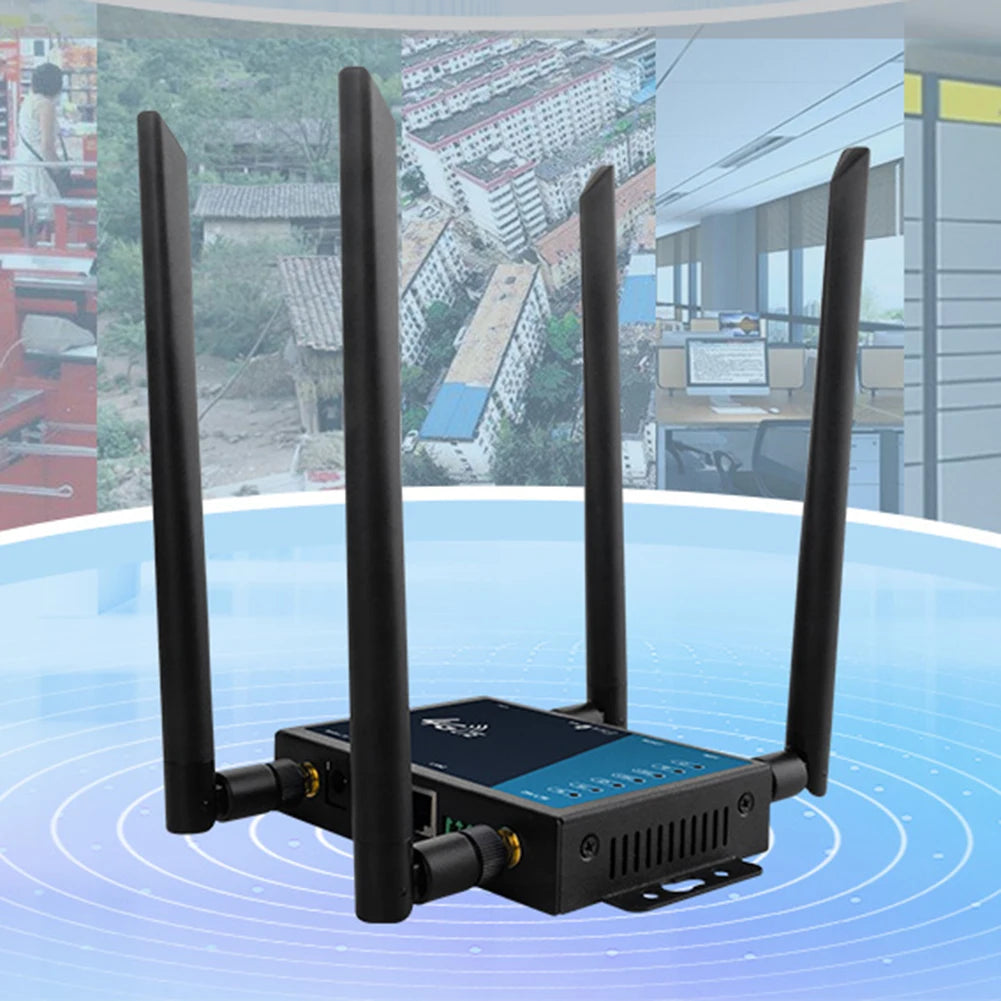 4G LTE Router Industrial Grade 4G Wireless Router 300Mbps 4G LTE CAT6 SIM Card Router Firewall Protection Support 32 Wifi Users FUN GUYS SHOP   FUN GUY WORLD