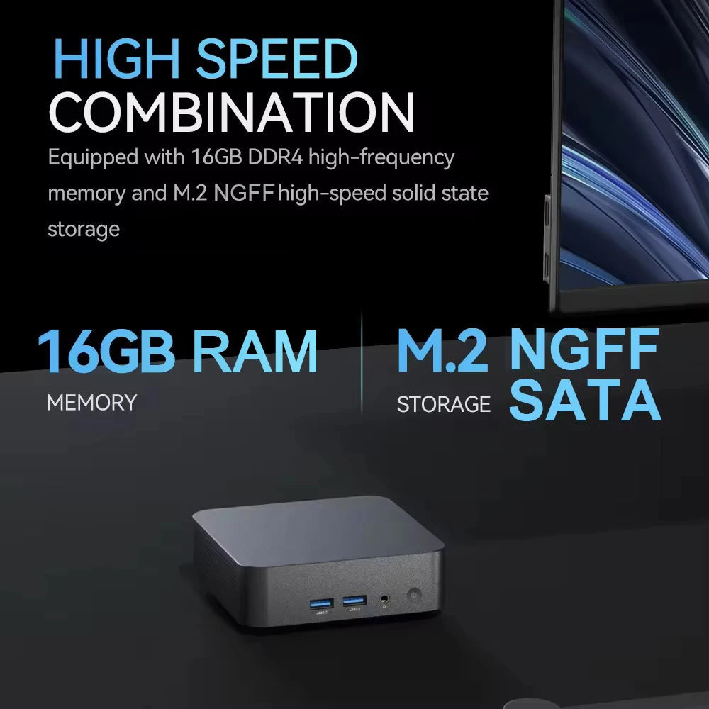 2026 Portable Mini PC Core i9 8950HK Windows 11 Pro Desktop PC Gamer 16GB RAM 1TB SSD WIFI 6 BT5.2 Office Study Desktop Computer FUN GUYS SHOP   FUN GUYS SHOP
