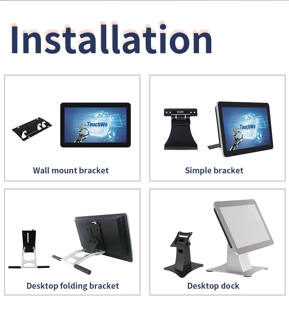 15.6/17.3/18.5 Inch All In One Touch Panel Industrial Pc Android 11 Window 10 Hdmi Wall Mount Touchscreen Waterproof Monitor FUN GUYS SHOP   FUN GUY WORLD