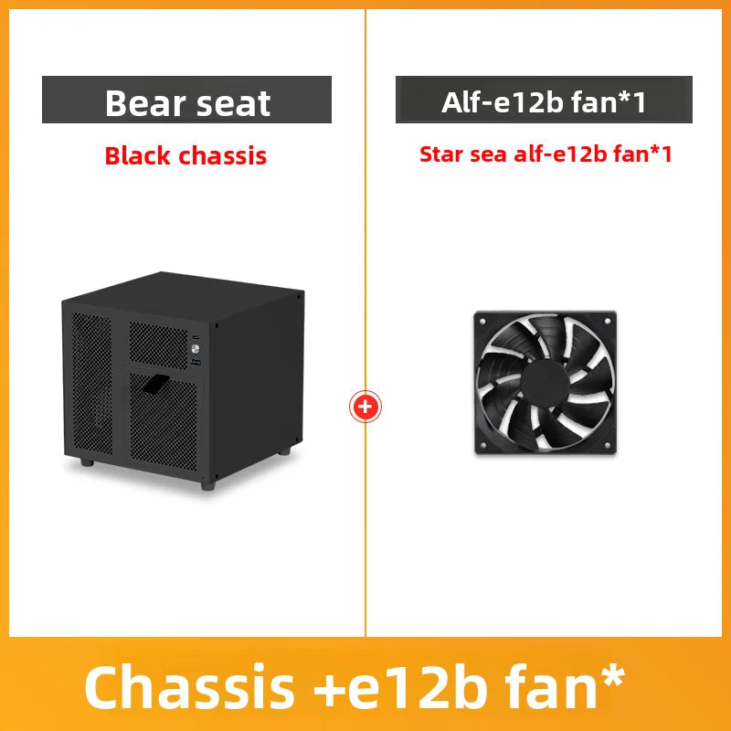 Ursa Minor 4-bay NAS Chassis SFX Power Supply ITX Motherboard,9.9L Ultra-compact Size, 70mm Heat Sink FUN GUYS SHOP   FUN GUY WORLD