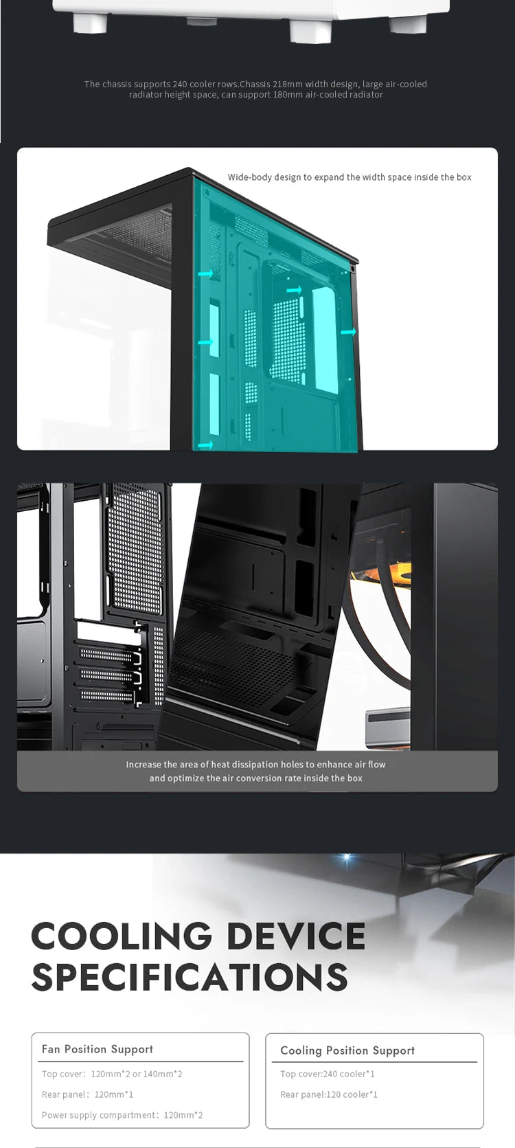 Darkflash DB330M PC Case M-ATX Desktop 270 ° Sea View Room Computer Case USB3.0 Double-Sided Transparent Glass Gamer Cabinet FUN GUYS SHOP   FUN GUY WORLD
