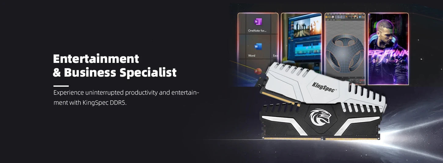 KingSpec DDR5 RAM Memory 32GB 16GBX2 6000MHZ 6400MHz DDR4 3200MHz 2666Mhz UDIMM Internal Memory Module for Desktop PC FUN GUYS SHOP   FUN GUY WORLD