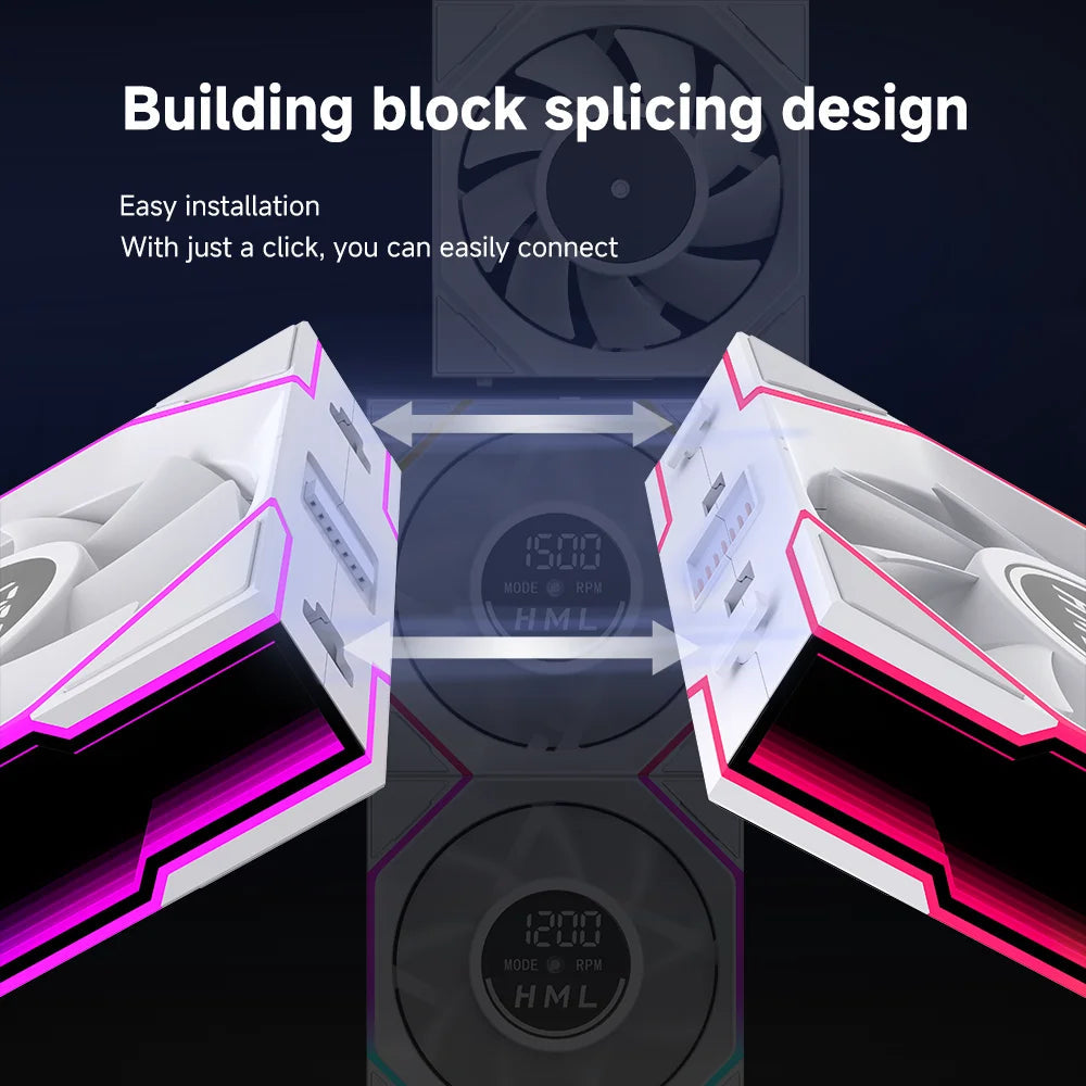 120mm ARGB Fan Daisy Chain 5V3pin ARGB Sync Water-Cooled Fan - Jungle Leopard Interstellar V4 1pc FUN GUYS SHOP   FUN GUY WORLD