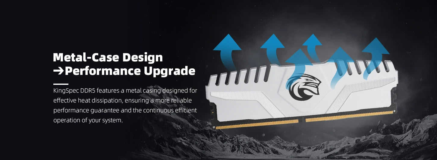 KingSpec DDR5 RAM Memory 32GB 16GBX2 6000MHZ 6400MHz DDR4 3200MHz 2666Mhz UDIMM Internal Memory Module for Desktop PC FUN GUYS SHOP   FUN GUY WORLD