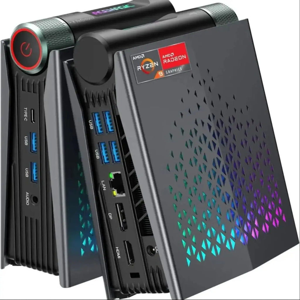 Mini PC AMD Ryzen CPU Windows 11 Pro Mini Computer 6900HX 16GB RAM 512GB SSDWifi6 BT5.2 with RGB lights 4K triple dis ACEMAGIC FUN GUYS SHOP   FUN GUYS SHOP