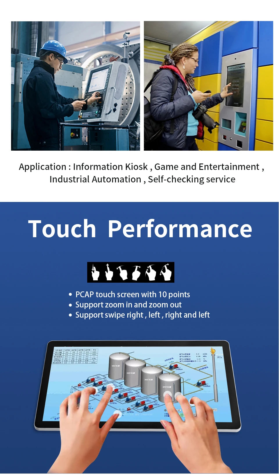 15.6/17.3/18.5 Inch All In One Touch Panel Industrial Pc Android 11 Window 10 Hdmi Wall Mount Touchscreen Waterproof Monitor FUN GUYS SHOP   FUN GUY WORLD