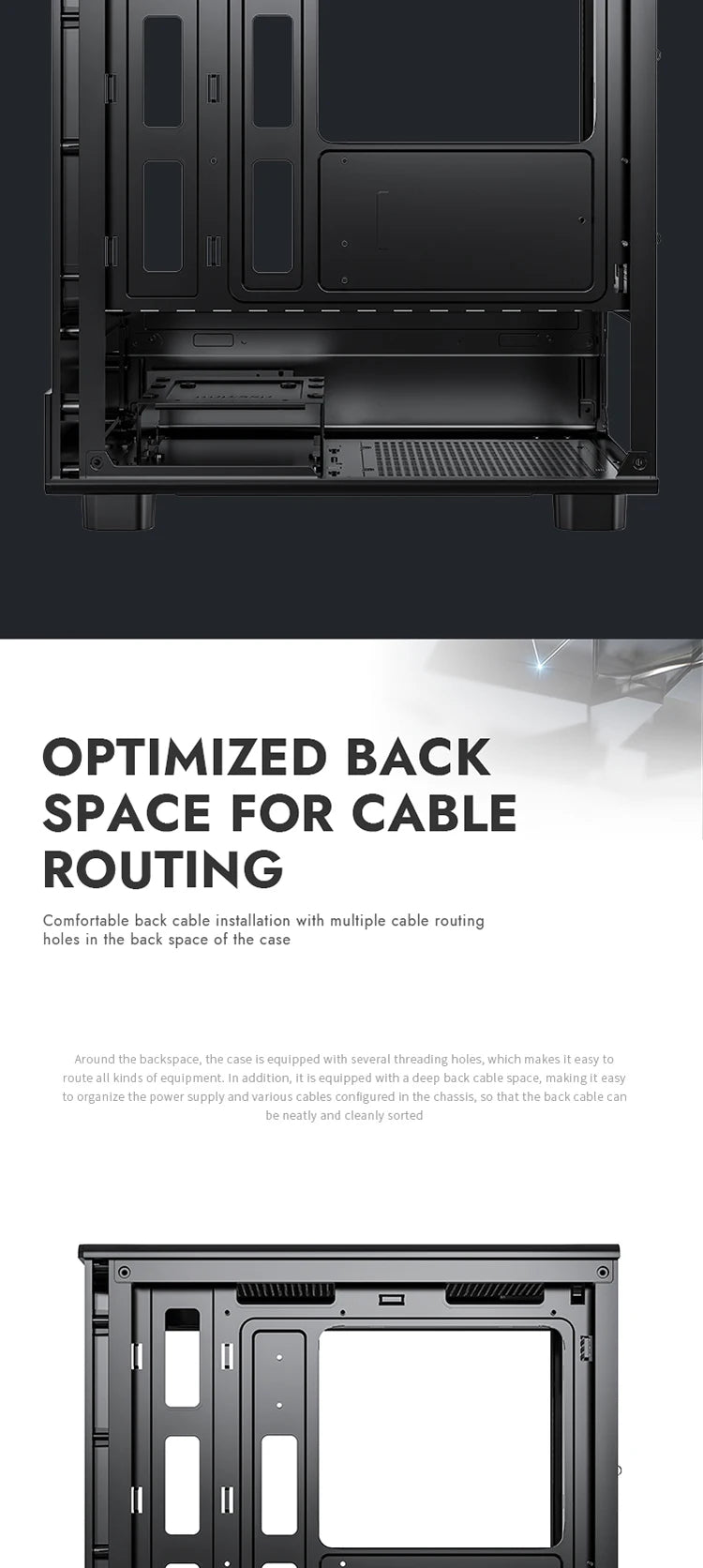 Darkflash DB330M PC Case M-ATX Desktop 270 ° Sea View Room Computer Case USB3.0 Double-Sided Transparent Glass Gamer Cabinet FUN GUYS SHOP   FUN GUY WORLD