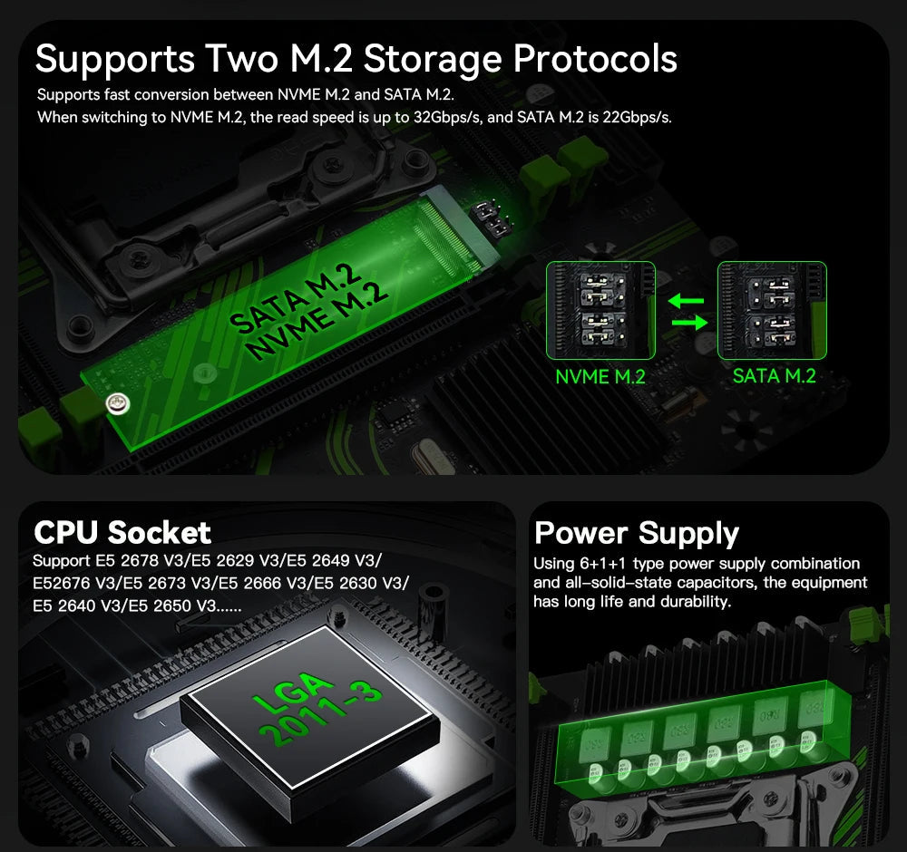 MACHINIST X99 PR9 Motherboard LGA 2011-3 Set Support Kit Xeon 2680 2690 V3 V4 CPU Processor Desktop Memory USB3.0 NVME/SATA M.2 FUN GUYS SHOP   FUN GUY WORLD