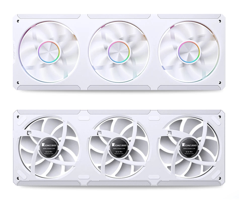 JONSBO ZC-360 Chassis Fan 3 Screen 5V ARGB PWM CPU Cooling Fan Ball Bearing Integrated Fan Magnetic Suction 3.38 Inch Case Fan FUN GUYS SHOP   FUN GUY WORLD